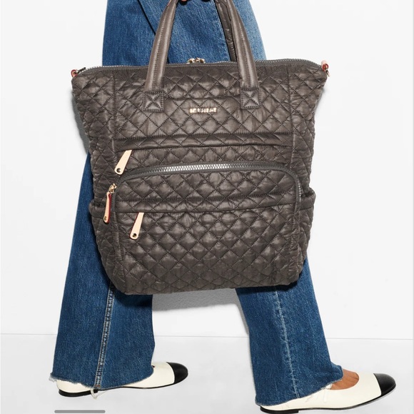 MZ Wallace Brown Quilted Women's Bag - Picture 3 of 13